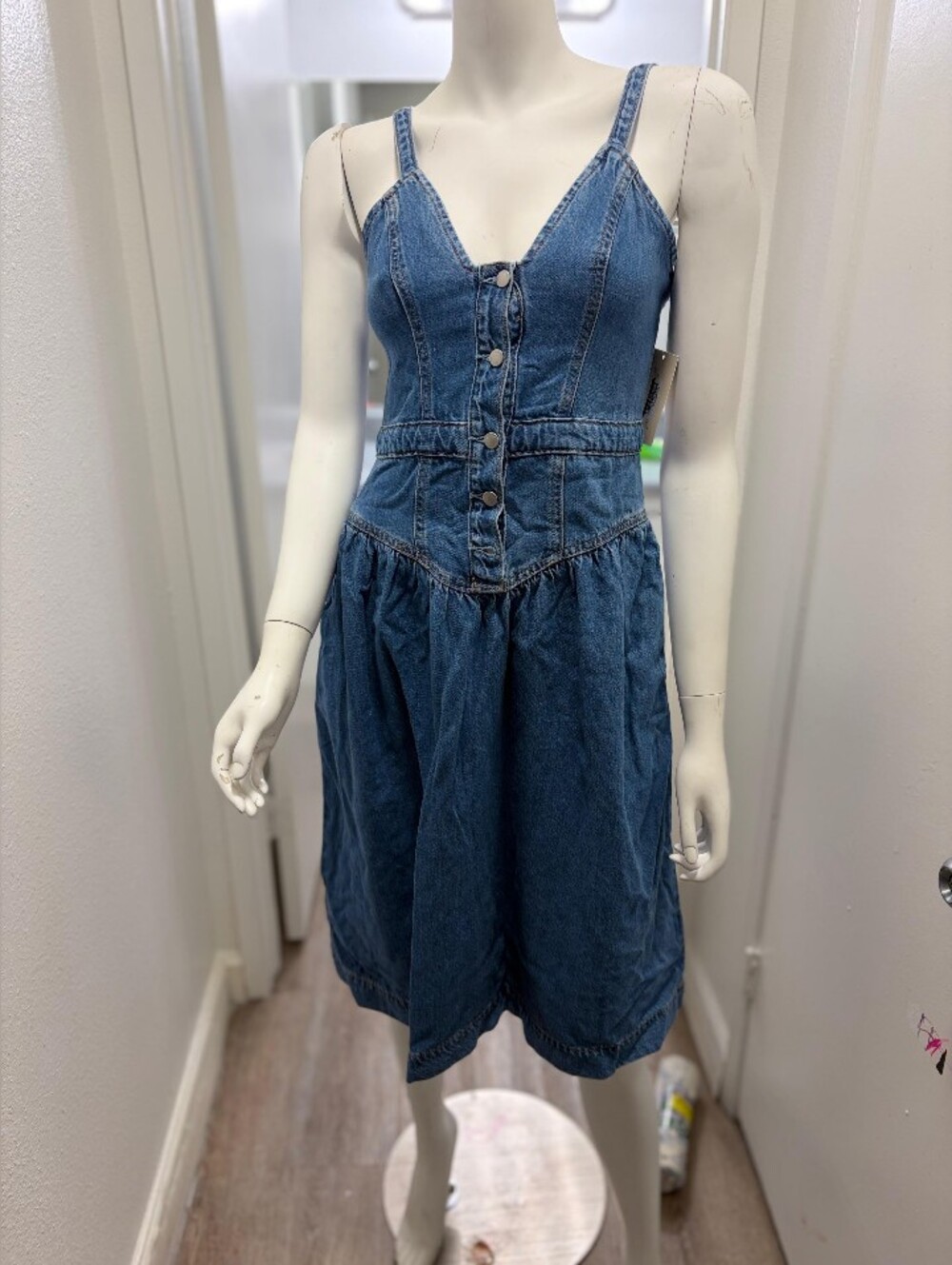 Target Blue Denim Tiered Sundress